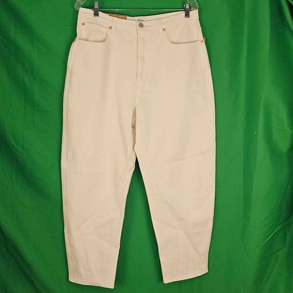 NWT‎ Polo Ralph Lauren Womens The Carrot Crocus Wash Straight Jeans 31